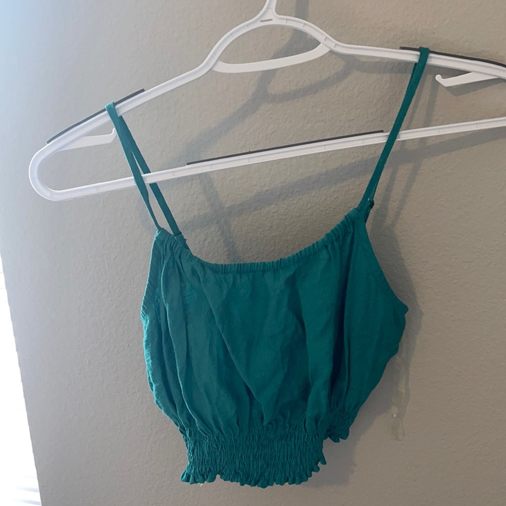 Turquoise tank top